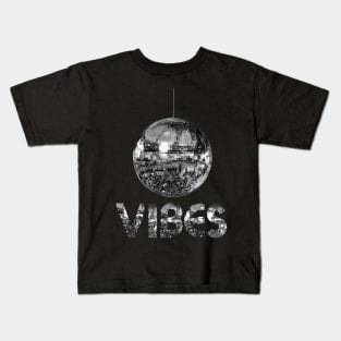 1970s Discoball Vibes Kids T-Shirt